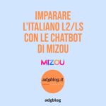 Imparare l'italiano con le chatbot di Mizou