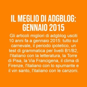 il meglio di adgblog gennaio 2015